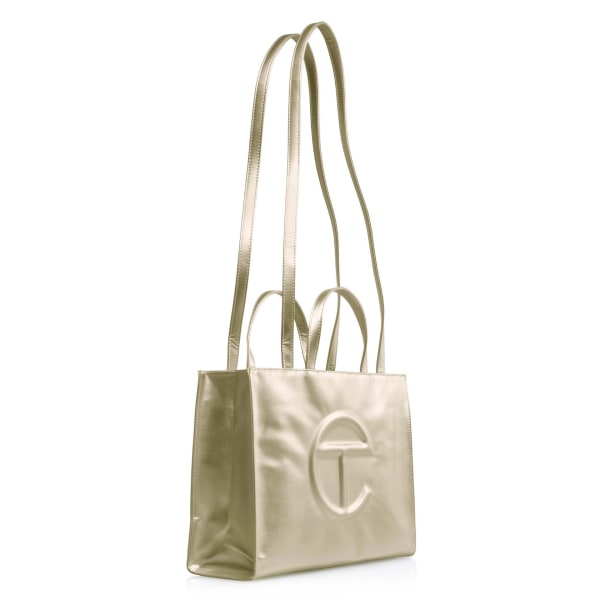 Telfar One Shoulder Messenger Bags för kvinnor Handväska gold 32cm