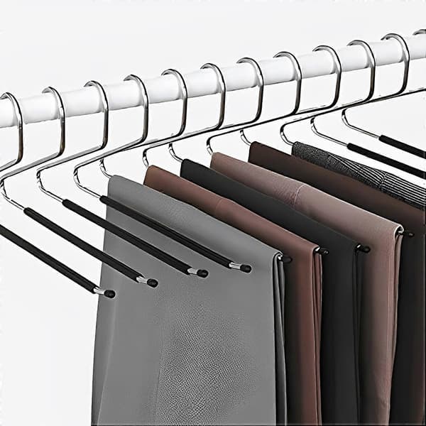 12-pack - Byxhängare - Smart vikning - Halkfri - Enkelt val och förvaring