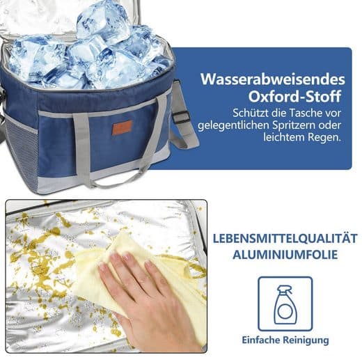 Køletaske, køletaske med køleelementer, picnictaske, madpakke