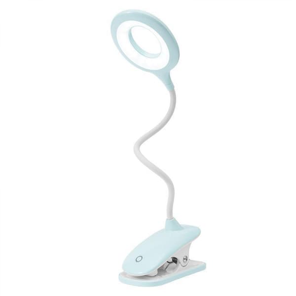 LED klemme-leselampe dimbar øyebeskyttende bordlampe