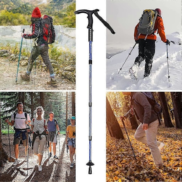 8 stk. vandrestavspidser, gummispidsbeskyttere, gummispidser, spidser til Nordic Walking stave, beskyttende gummispidsdæksler, udskiftnings-gummispidser