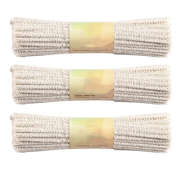 Piptrensare med Hårda Borst, 150 Stycken (3-pack), Beige