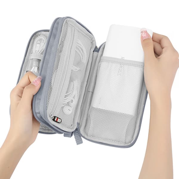 Universell reiseveske for kabler, vanntett for USB-ladekabler