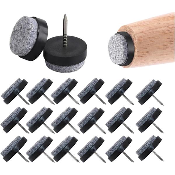 20 filtdutter til stole, filtdutter med søm 20 mm, dutter