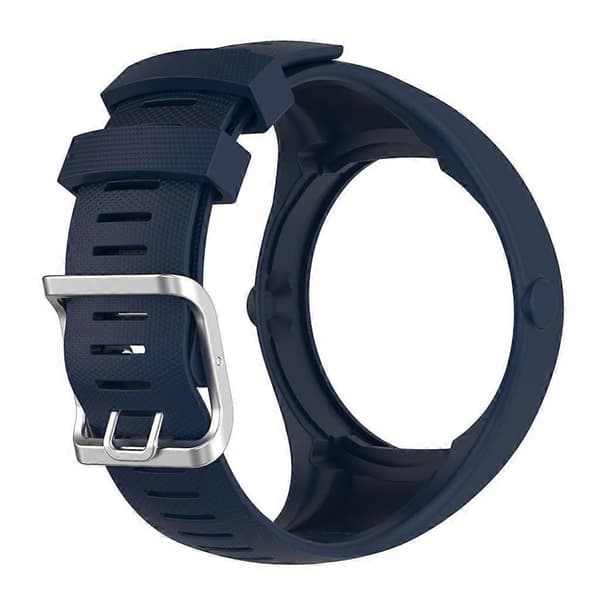 (Sort) Slidstærk håndledsrem Bælte Svedtæt til Polar M200 Smartwatch Armbånd