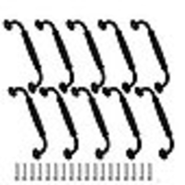Møbelgreb, 10 stk., skuffe-/dørgreb, aluminiumslegering, 128 mm, sort