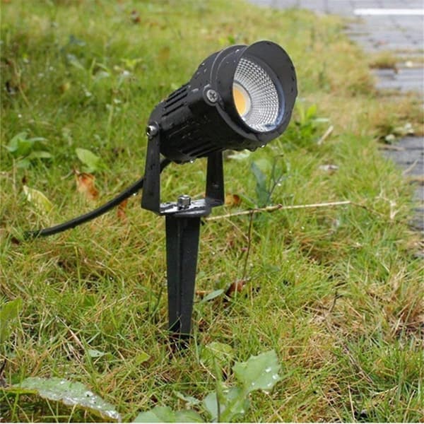 4 STK Vanntett IP65 Hagelys LED Plenlys Spydpære Utendørsbelysning for Hage, Blått Lys