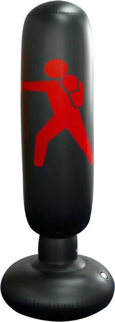 Boxningssäck, 160 cm stående uppblåsbar boxningssäck (INGA boxhandskar)