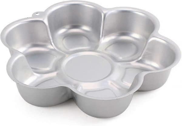 Kakeform i aluminium 3D blomsterform bakeform DIY bursdagskakeform kjøkkenutstyr