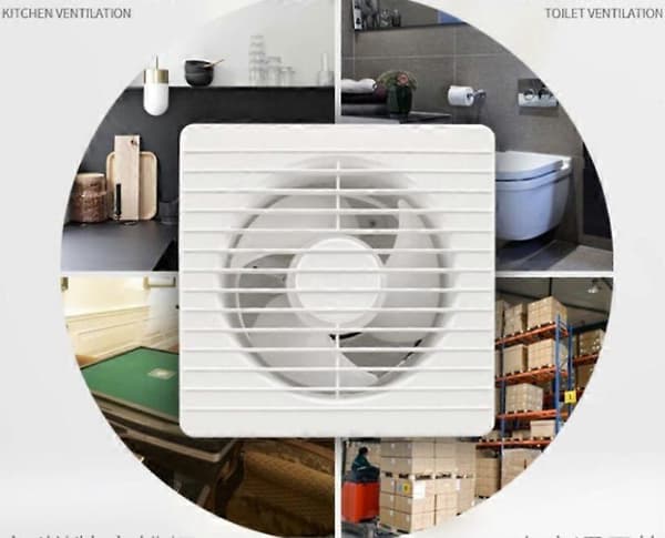 Lågenergi Badrum Tyst Kök Ventilationsfläkt Badrumsfläkt 8 tum Klassisk Ventilationsfläkt