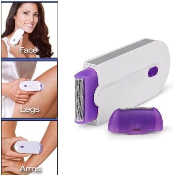 Kvinder Induktion Genopladelig Epilator Laser Hårfjerningsapparat Defeatherer