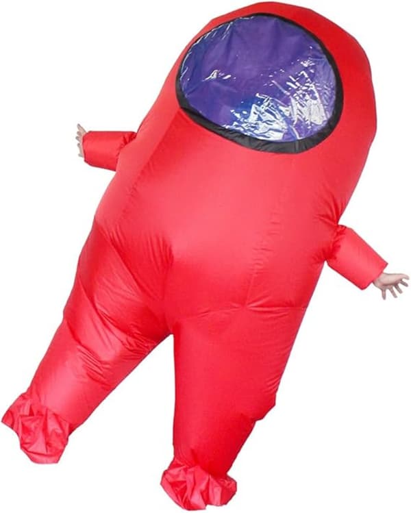 Oppblåsbar romdrakt for barn Oppblåsbart kostyme Voksen Halloween Varulv Kill Amongus Oppblåsbar romdrakt for barn