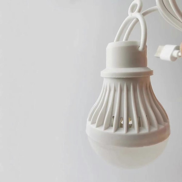USB-driven Campinglykta, Mini Glödlampa, SOS-signal för Nödsituationer