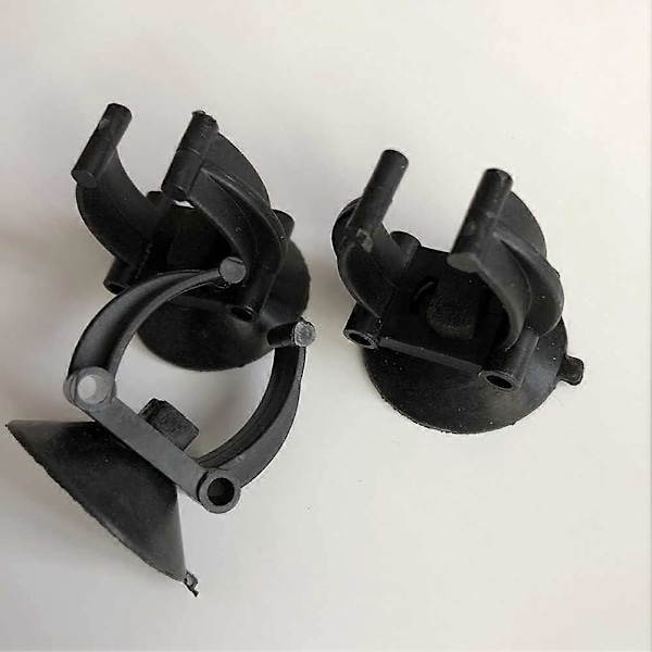 10 stk. Sorte Akvarievarmer Sugekopper Clips Holdere til Akvarium Varmelegemer