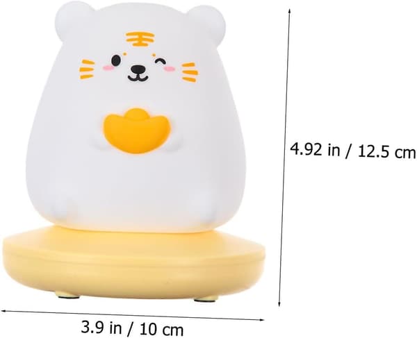 Touch Silikone Lampe Skrivebordslampe Lyssensor Silikonelamper Touch Sensor Natlampe til Babyer Lightbrite til Børn Kollegielamper Miljøvenlig abs