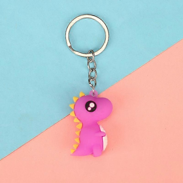 dinosaur nøkkelring, liten gave til gutter, barn, bestevenn, Blå, one size