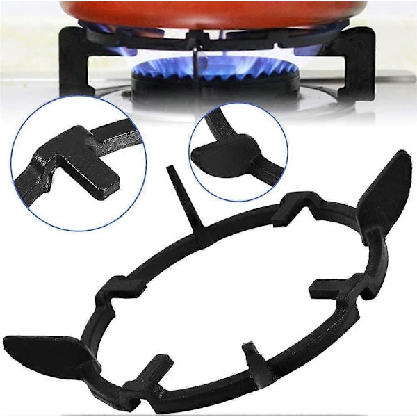 Wok Ring Universal Ovnstativ Brettstøtte Trivet Sklisikker Kokeplatepute for Kjøkken Wok Gasskomfyr, 17cm Diameter