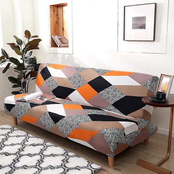 Elastisk Clic Clac-trekk til 3-seters sofa, Stue Deksel med Blomstertrykk