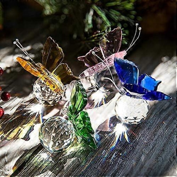 4-pack Kristallfigurer för Samling
