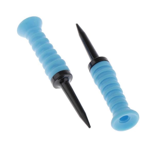 2-pack golf tees i plast för proffs - Golfsport Träning 82 mm - Diverse