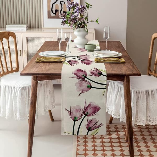 Väggdekal blommor fönsterdekal vardagsrum badrum väggdekoration 2st