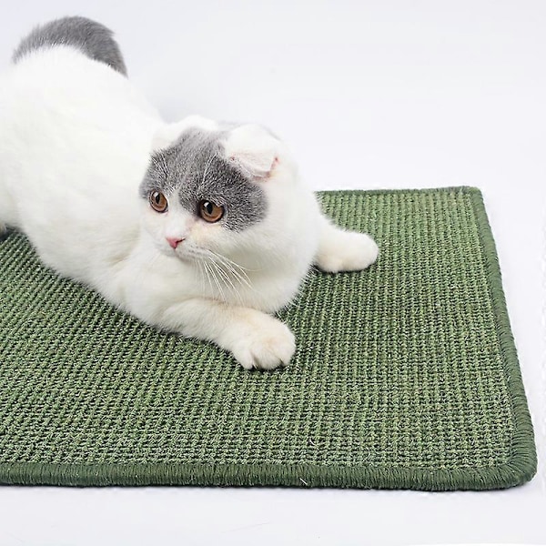 Klösmatta för katter, Sisal Klösmatta för katter, Klösbräda, Halkfri Klövårdleksak för katter, Skydda Möbler och Soffor 4060cm slumpmässig färg
