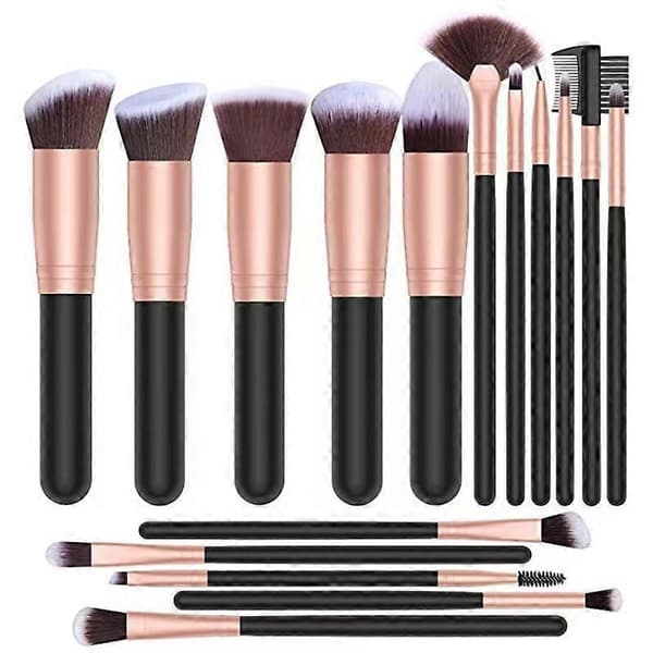 16-sæts makeup børstesæt øjenskyggebørste pudderbørste komplet sæt makeup børstesæt