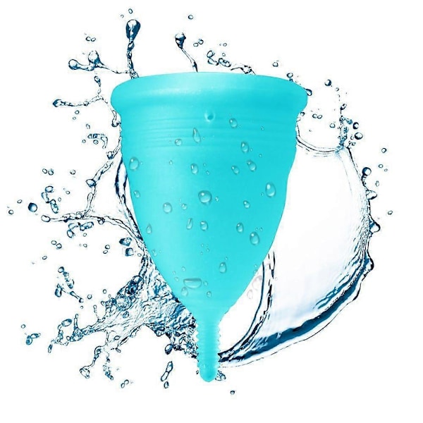 10 stk. blød og komfortabel menstruationskop lavet af medicinsk silikone, transparente farver S42MM)