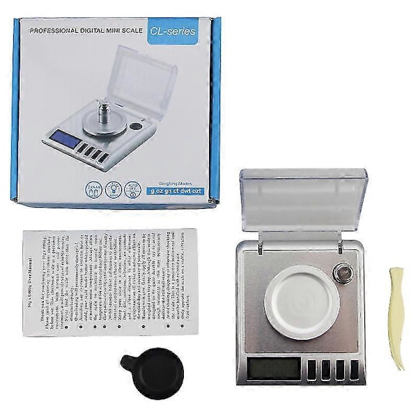 Smart Weigh Gem20 Højpræcisions Digital Smart Vægt 20x0,001g. Ideel til vejning af ædelstene, smykker og andre værdigenstande