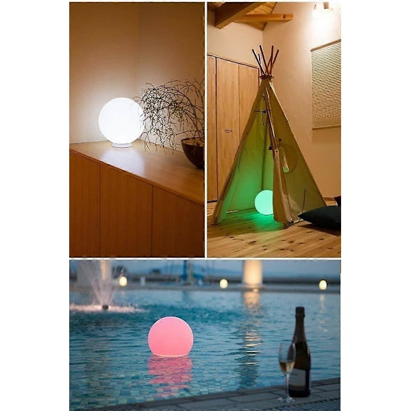 LED lysende ball supermorsom 8 tommers stemningslampe