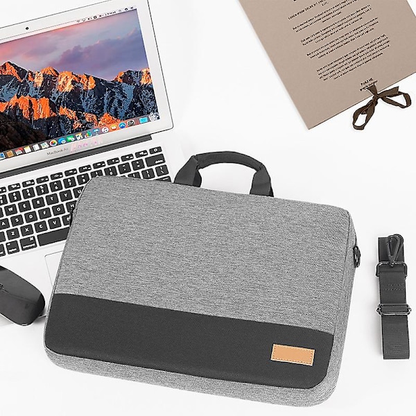 Kannettavan tietokoneen suojus, 15 15.6 16 tuuman TSA-laukku, vedenpitävä 4 suojakerroksella, PC-kantolaukku yhteensopiva MacBookin, HP:n, Dellin ja Lenovon kanssa