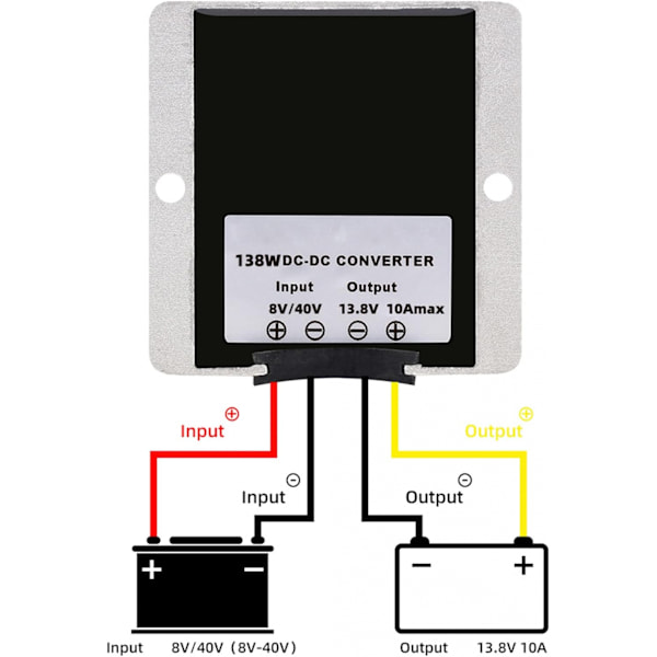 12v til 48v 15a 360w DC DC-omformer Step Up DC-omformer