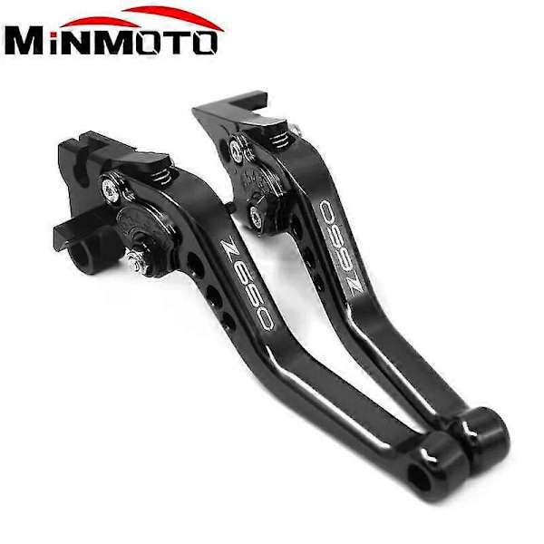 (Musta B) Kawasaki Z650 Z 650 2017 2018 2019 2020 2021 Lisävarusteet Moottoripyörän Lyhyet Jarru- ja Kytkinkahvat Kahva Yalo