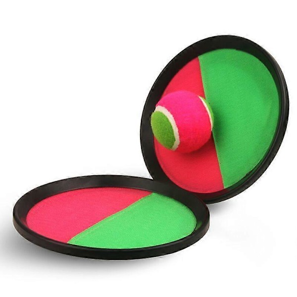 19 cm medium klæbrig paddle ketsjer, interaktivt kast og sug boldspil for forældre og børn, legetøj til børn