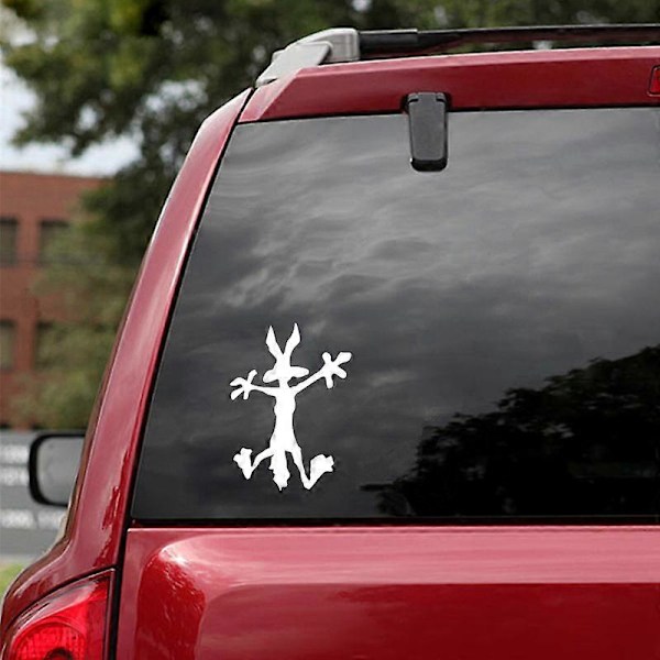 5 kpl occasionprints Vinyyli Lommon Korjaus Wile E Coyote Vinyyli Lyömässä Seinää Tarra Autot Kuorma-auto Ikkuna Tarra Splat Wiley auto Laastari Väri tai Heijastava