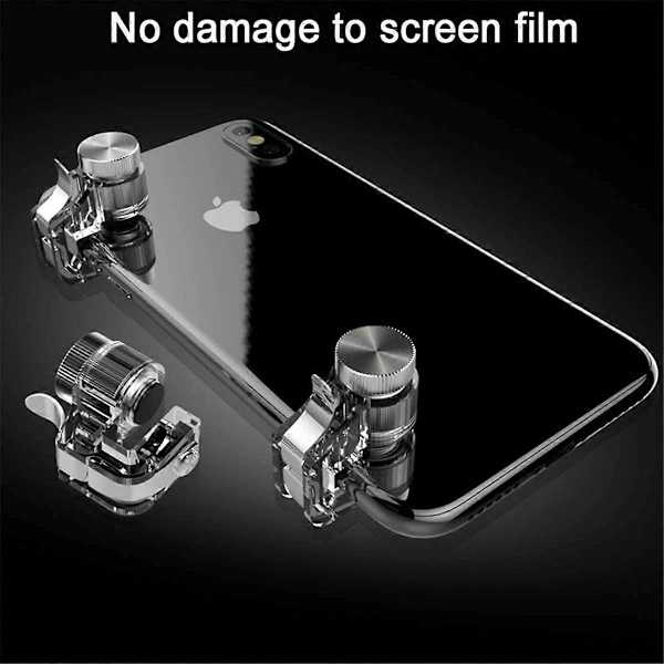 PUBG L1R1 Mobiltelefon Spil Trigger Fire Button Grip Shooter Controller 2PAK