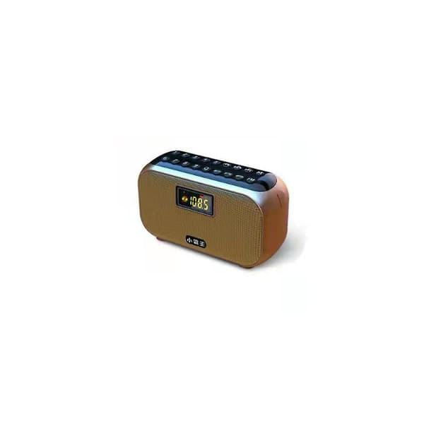 W13 Bærbar Radiooptager Multifunktionel Kort Usb Disk Afspiller Trådløs Bluetooth Højttaler Guld