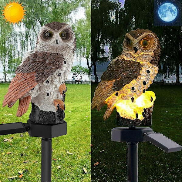 Pöllö aurinkopuutarhavalo