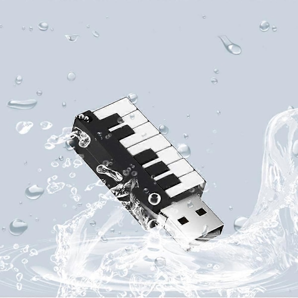 USB-nøgle, Opgradering af vandtæt USB 2.0-nøgle, 32 GB USB-nøgle Sød 3D-tegning Højhastigheds datalagring Memory Stick Klaver