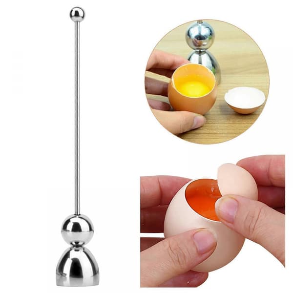 Praktisk kokt eggtopper Eggeskallknekker Klipper Saks Klipper Åpner OK 0255 i rustfritt stål