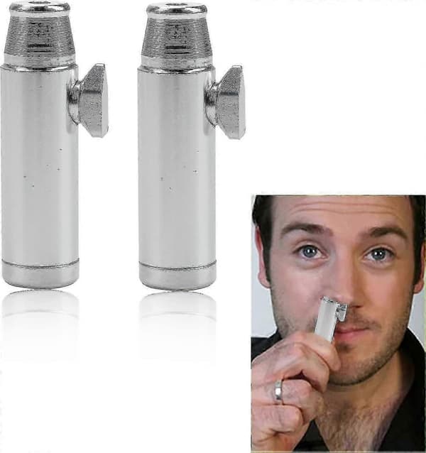 Aluminium Snusflaskedispenser - Diskret og Hygiejnisk 53 mm Flad Kugleform