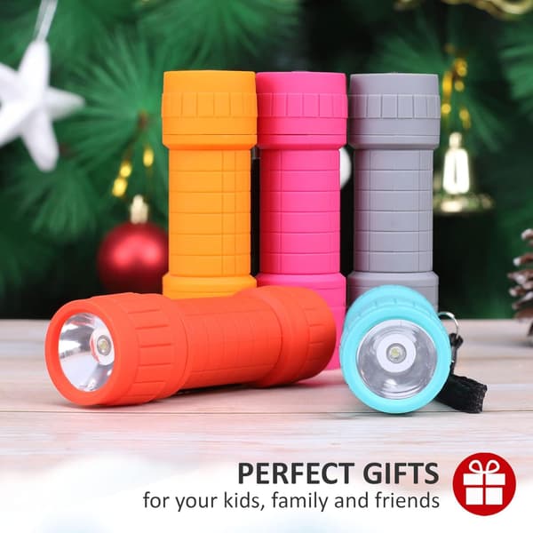 10-pack Professionella Mini Ficklampor för Utomhusbruk, Superstark 100 Lumen