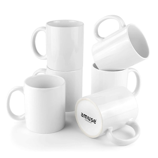 6 ammattitason stoare-sublimaatiomukia, sarja 11 oz