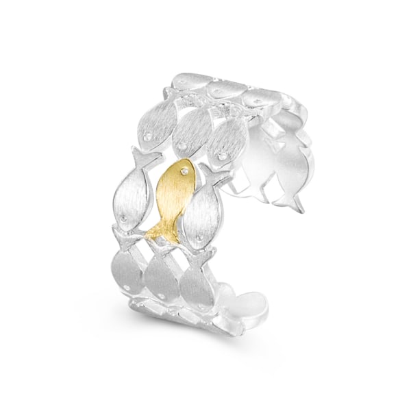 Til min datter Svømmer mod strømmen Ring Justerbar fingerring til kvinder