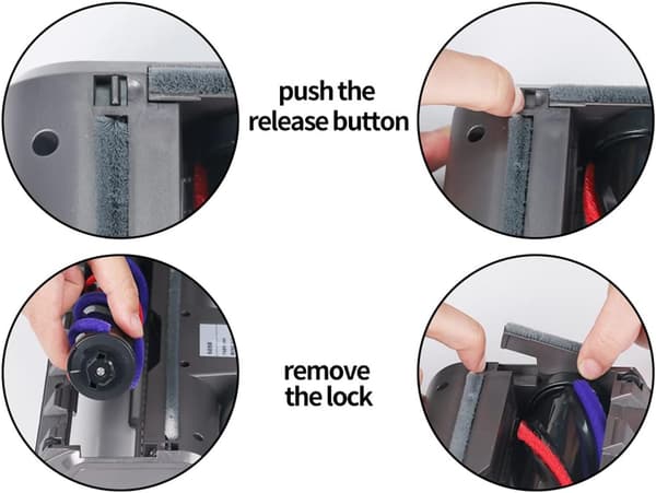 Børste kompatibel med Dyson V7 V8 V10 V11 V15, Direct Drive turbobørstehoved