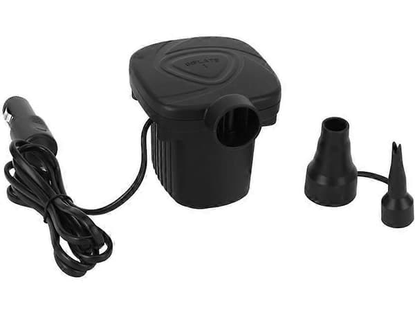 12V Bil DC Elektrisk Luftpumpe Utendørs Oppblåsbar Båt Flytende Seng Svømming Bærbar Inflasjonsverktøy