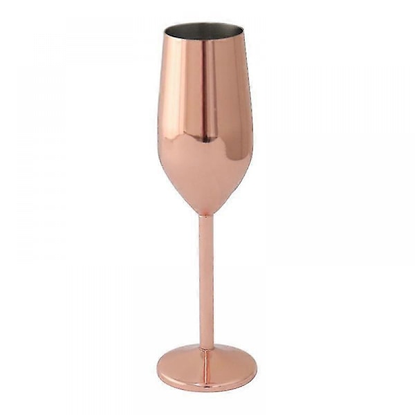 Champagneglas, Champagneglas i rostfritt stål, Perfekt för Fars Dag, Bröllop, Fester och Jubileum -D