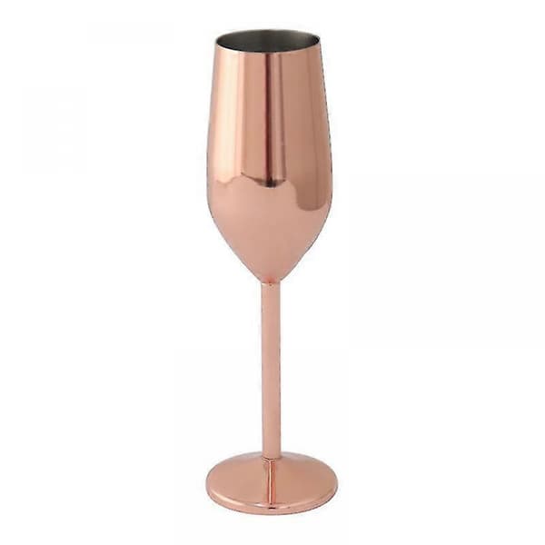 Champagneglas, Champagneglas i rustfrit stål, Ideel til fars dag, bryllupper, fester og jubilæum -D