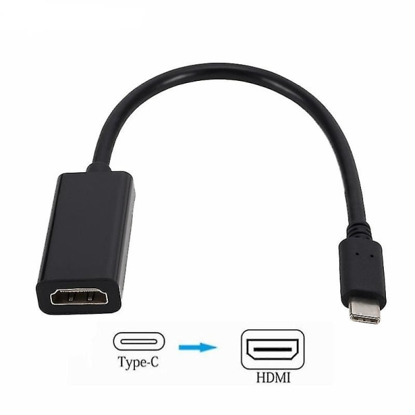 Omvandlare Typ C Usb-c Till HDMI Adapterkabel Macbook Samsung
