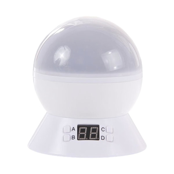 LED Stjerneprojeksjon med Timer Nattlys for Julebursdag Jenter